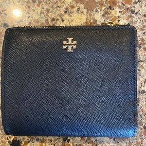 Tory Burch Black Leather Wallet